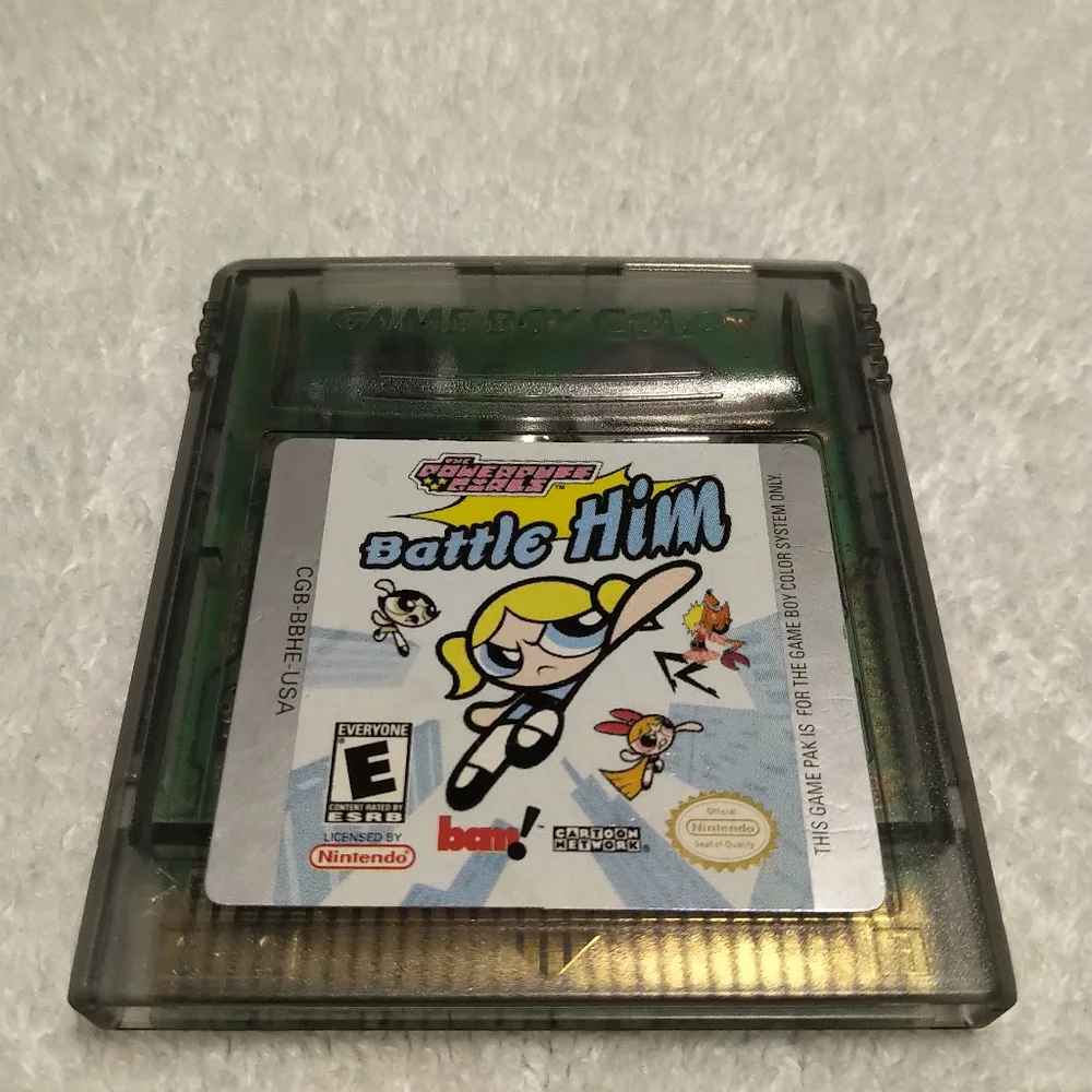 Powerpuff Girls Battle Him For Nintendo Game Boy Color